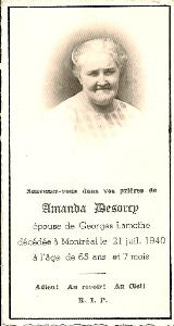 Généalogie Desorcy