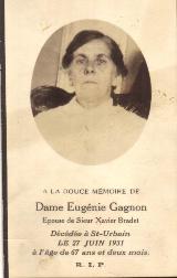 Généalogie Gagnon