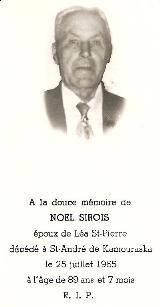 Généalogie Sirois