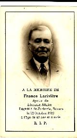 Généalogie Lariviere