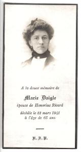 Généalogie Daigle