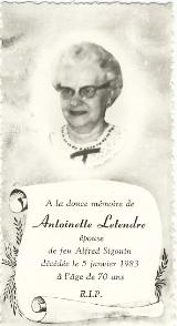 Généalogie Letendre