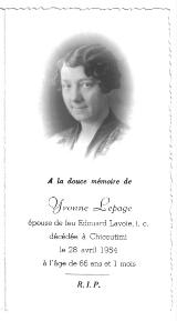 Généalogie Lepage