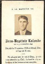 Généalogie Lalonde