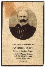 Généalogie Cote