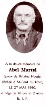 Généalogie Martel