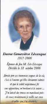 Généalogie Levesque