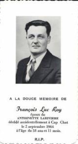 Généalogie Roy