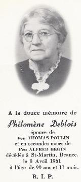 Généalogie Deblois