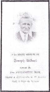 Généalogie Gilbert