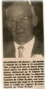 Généalogie Boudreau