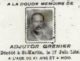 Généalogie Grenier