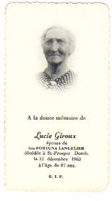 Généalogie Giroux