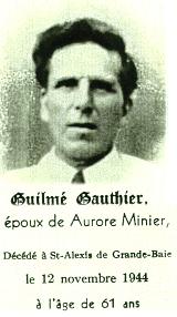 Généalogie Gauthier