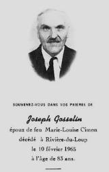 Généalogie Gosselin