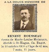 Généalogie Rousseau