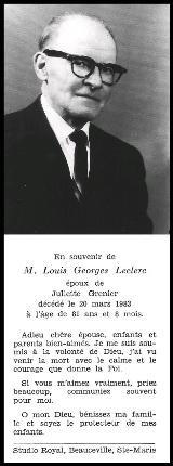 Généalogie Leclerc