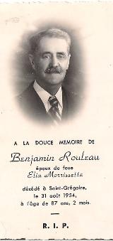 Généalogie Rouleau