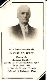 Généalogie Boisvert