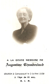 Généalogie Chamberland