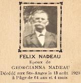 Généalogie Nadeau