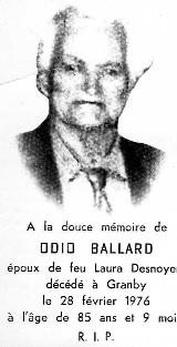 Généalogie Ballard