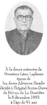 Généalogie Laplante