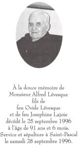 Généalogie Levesque