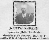 Généalogie Nadeau