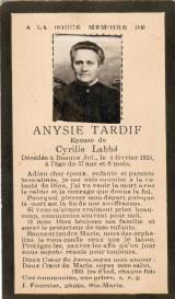 Généalogie Tardif