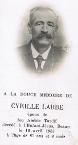 Généalogie Labbe