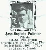 Généalogie Pelletier