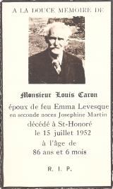 Généalogie Caron