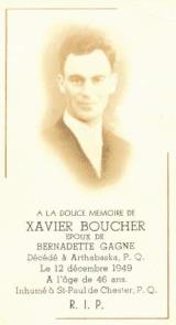 Généalogie Boucher