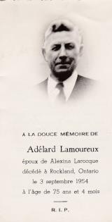 Généalogie Lamoureux