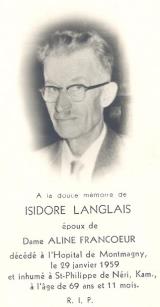 Généalogie Langlais