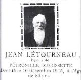 Généalogie Letourneau