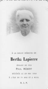 Généalogie Lapierre