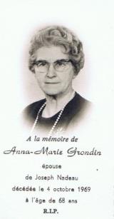 Généalogie Grondin