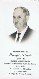 Généalogie Dupuis