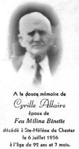 Généalogie Allaire