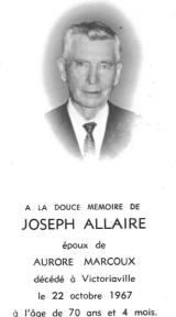 Généalogie Allaire