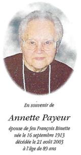 Généalogie Payeur