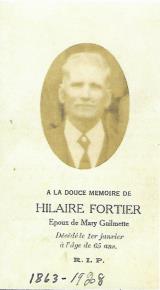 Généalogie Fortier