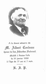 Généalogie Cordeau