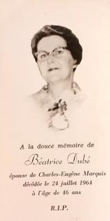 Généalogie Dube