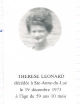 Généalogie Leonard