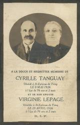 Généalogie Tanguay