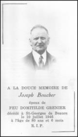 Généalogie Boucher