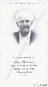 Généalogie Bellavance